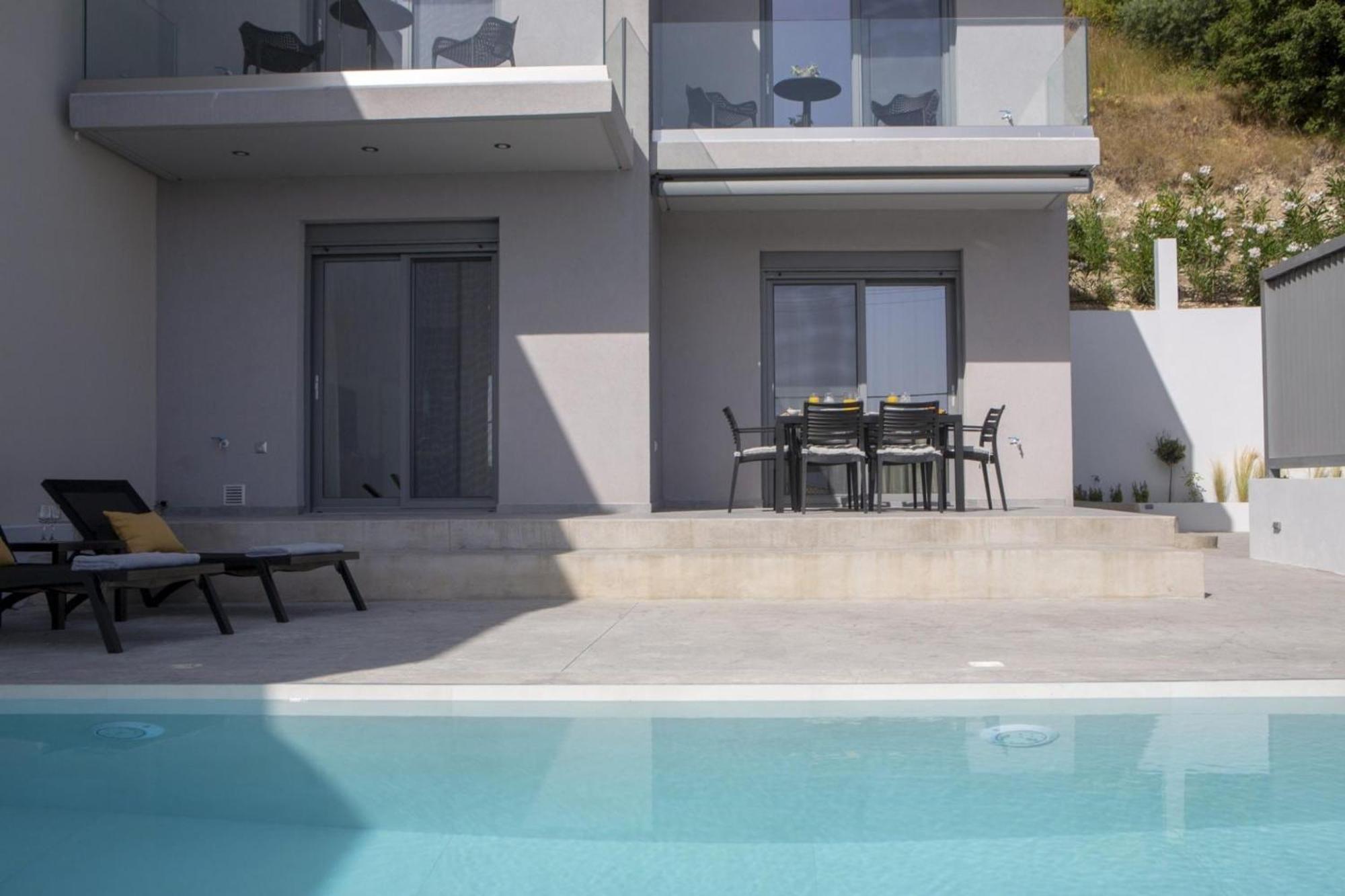 Aloft Luxury Villas Lefkada - Heated Pool Apolpaina Luaran gambar