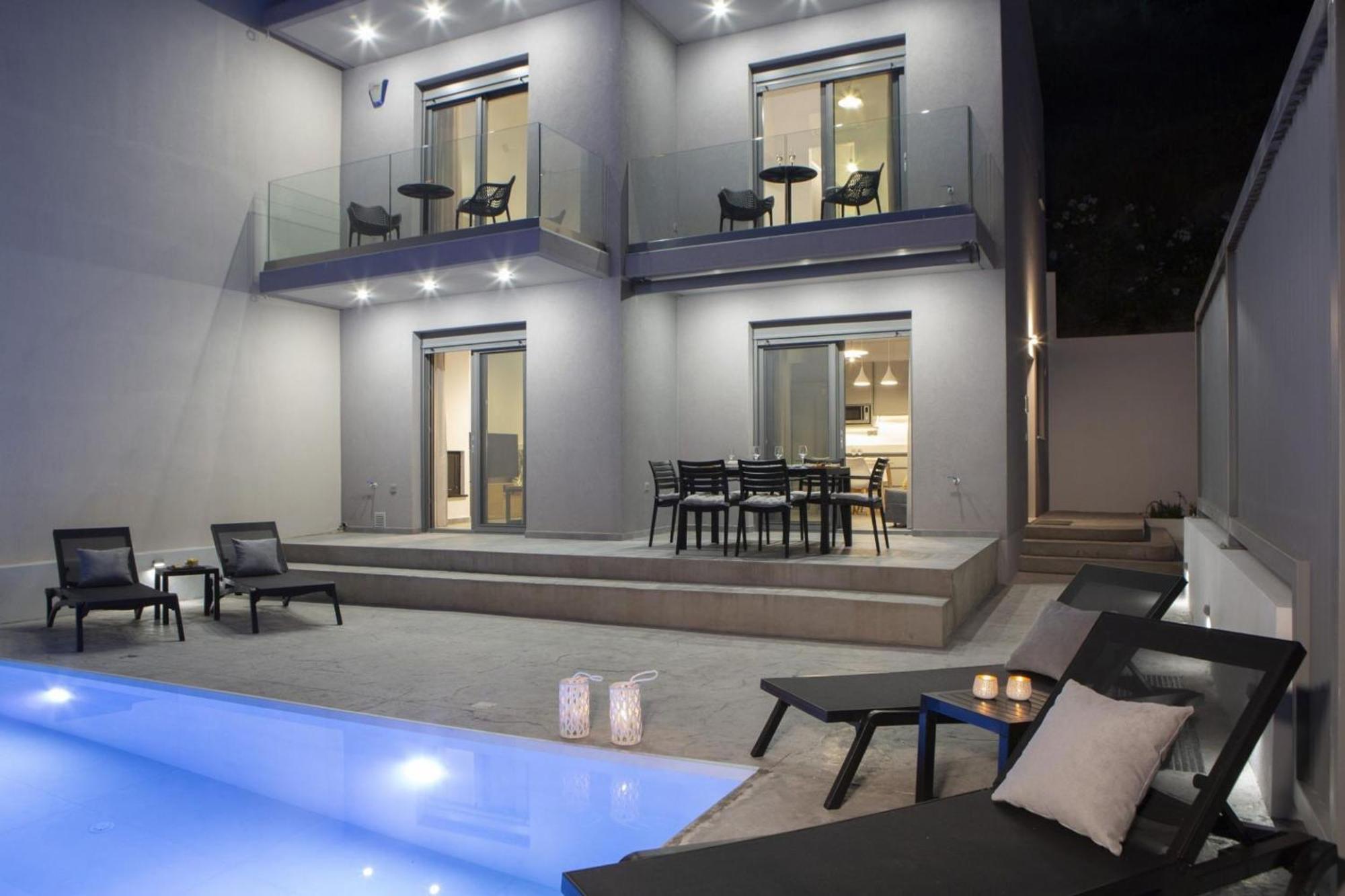 Aloft Luxury Villas Lefkada - Heated Pool Apolpaina Luaran gambar