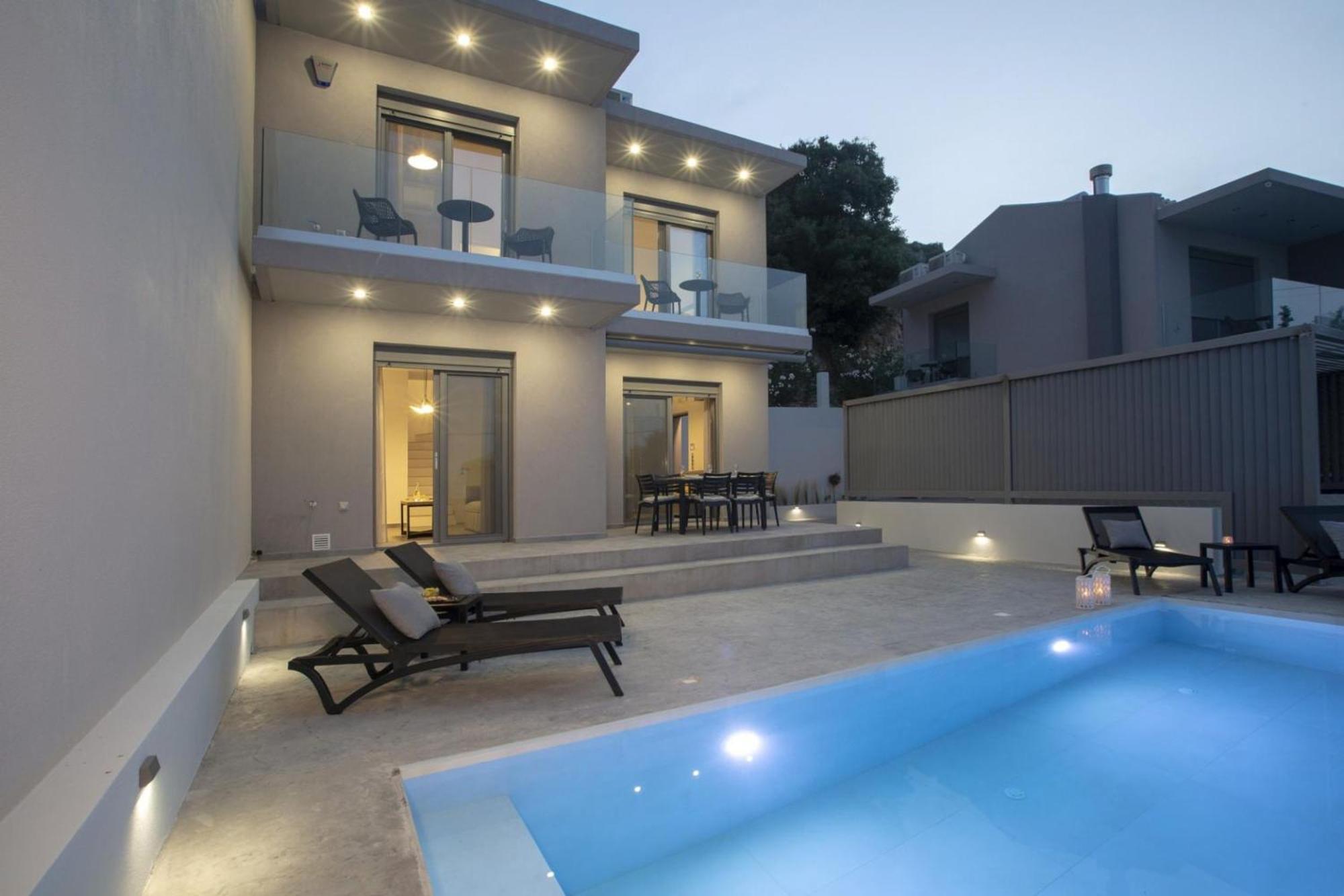 Aloft Luxury Villas Lefkada - Heated Pool Apolpaina Luaran gambar