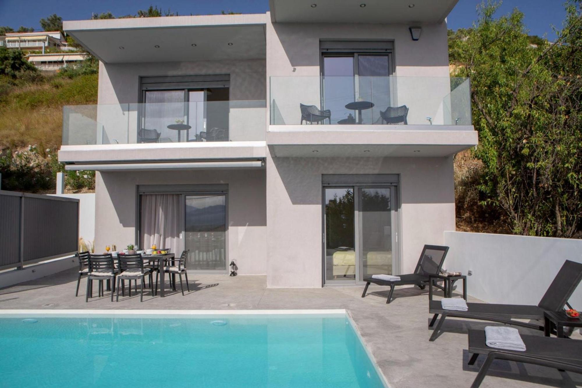 Aloft Luxury Villas Lefkada - Heated Pool Apolpaina Luaran gambar