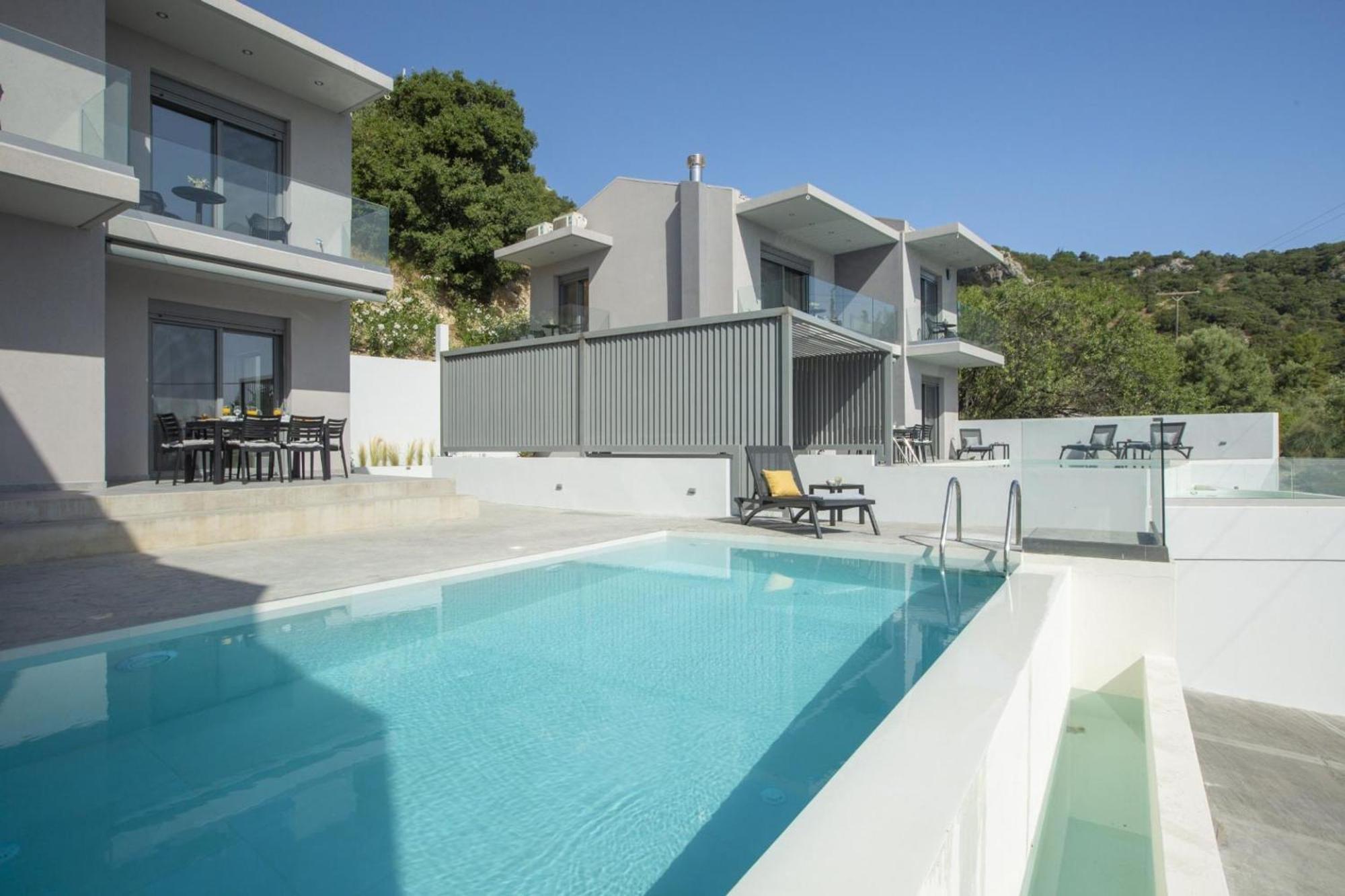 Aloft Luxury Villas Lefkada - Heated Pool Apolpaina Luaran gambar