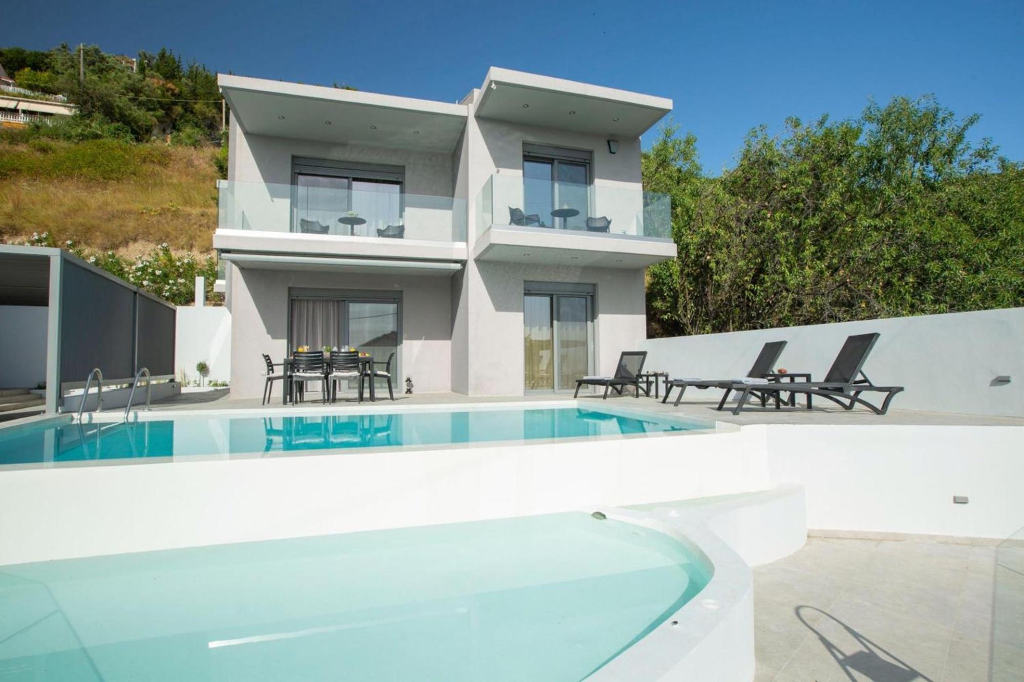 Aloft Luxury Villas Lefkada - Heated Pool Apolpaina Luaran gambar