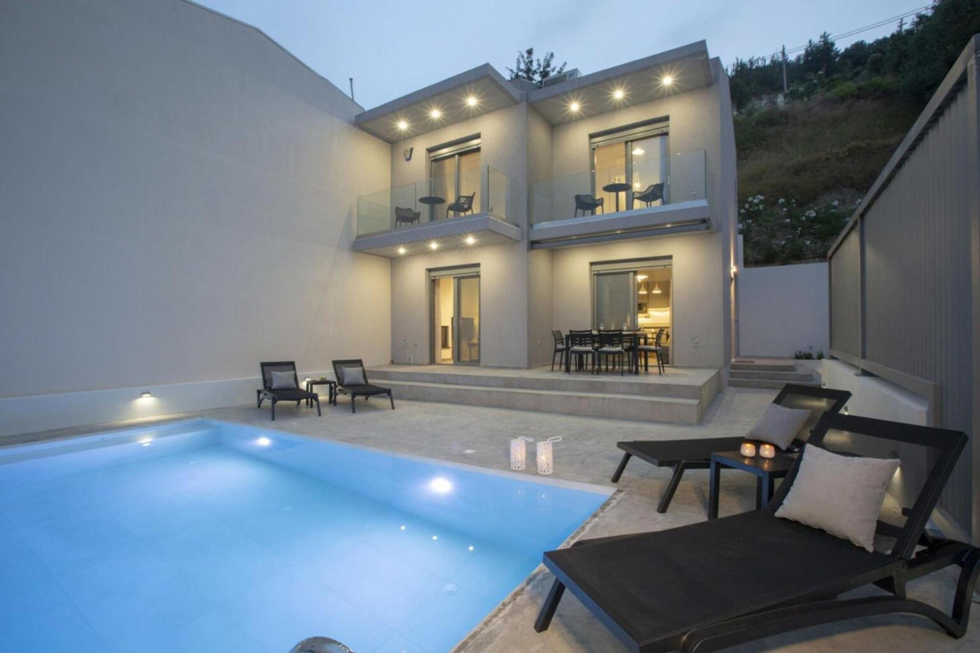 Aloft Luxury Villas Lefkada - Heated Pool Apolpaina Luaran gambar